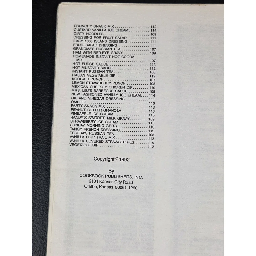 Nellie Haynes Horton Remembrance Cookbook King, North Carolina 1992 Southern